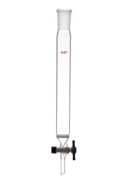 Chromatography Column, Standard Taper Joint, Teflon® Stopcock, With Coarse Porosity