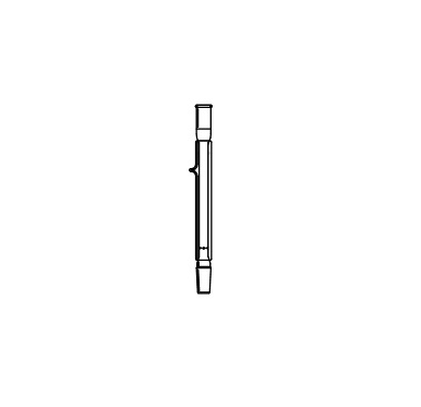 Condenser, Distilling, vacuum Jacketed, 24/40 joint, 250mm jacket height, With 12mm I.D. indentations to support packing material.
