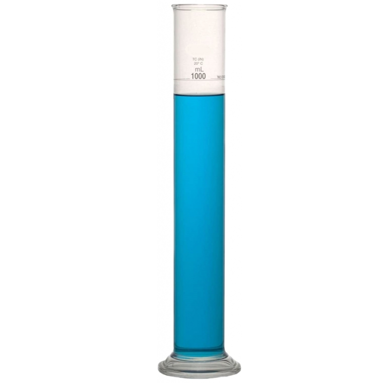 Cylindre, suspension de sol, ASTM-AASHO, 1 000 ml, tolérance ± 5,0 ml