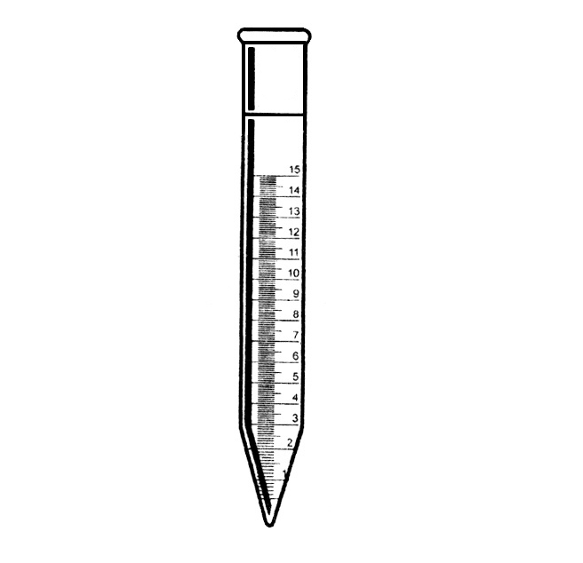 Distilling Receiver, Graduated, With Hooks, Joint 19/22, Capacity 15mL
