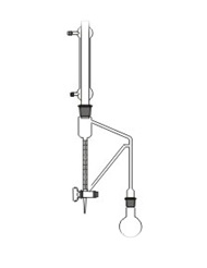 Rcepteur de distillation pour huiles plus lgres que l'eau