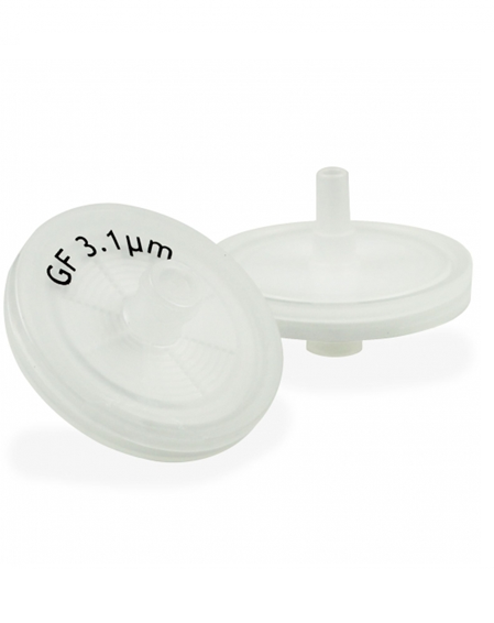 TLG Glass Fiber Syringe Filter, (Hydrophobic)