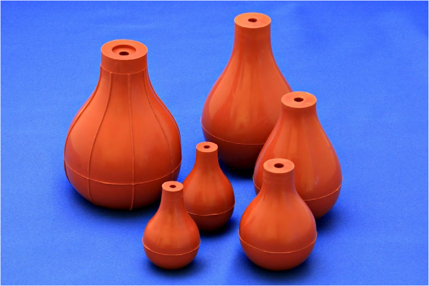 Ampoule en caoutchouc rouge TLG®