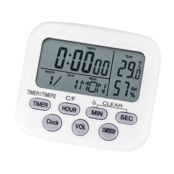 TLG Horloge/Thermomtre/Calendrier/Minuterie/humidit