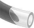 Tube en plastique (PVC), pour air et eau ID 1/4