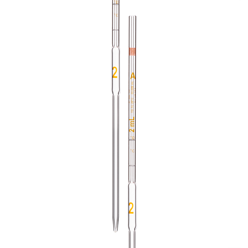 Pipette Volumetric, With Two Marks, To Contain (TC) & To Deliver (TD), Accuracy As Per Class A - Non Serialized