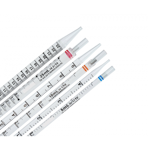 Pipettes sérologiques stériles