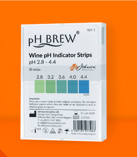 Wine pH Indicator Strips