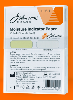Humidity Indicator Paper (Cobalt chloride Free)