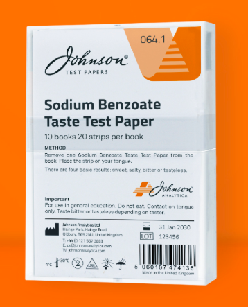 Sodium Benzoate Taste Test Paper