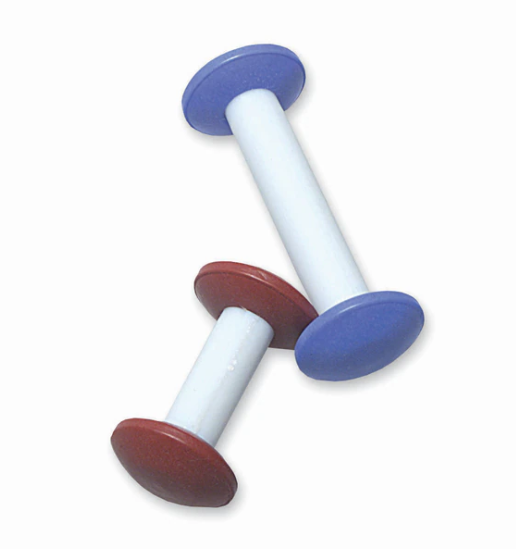 Barres d’agitation de type haltère, à code couleur