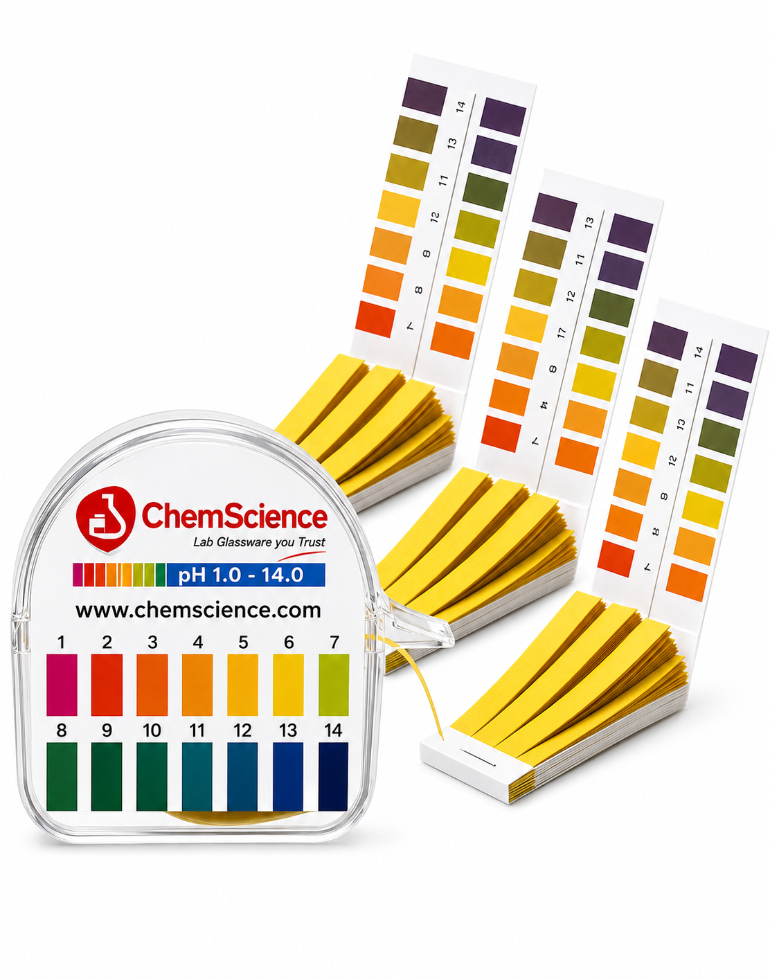 Papier indicateur universel pH 1 à 11, livret de 20 bandelettes