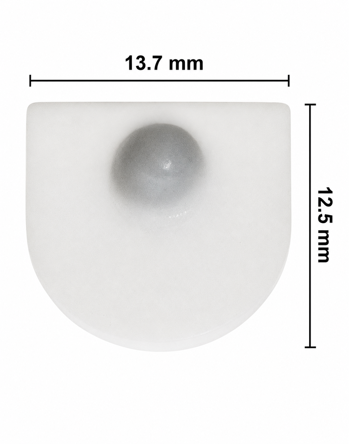 Spinvane Magnetic Stirring Bar - Half Round, Teflon PTFE