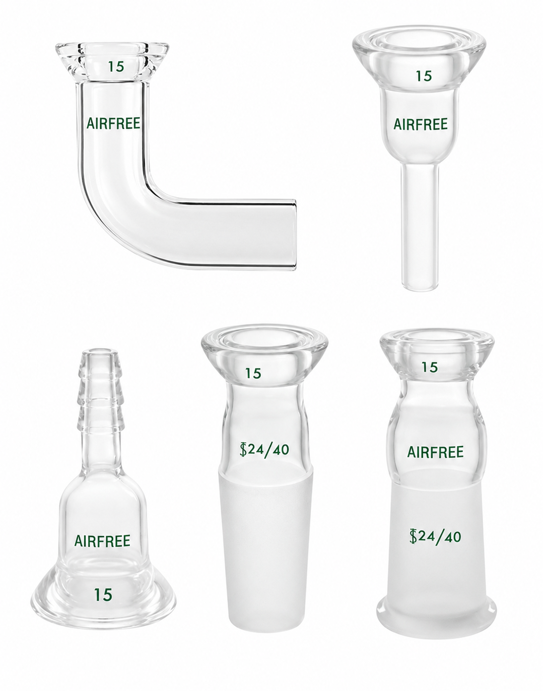 Air free Schlenk glassware