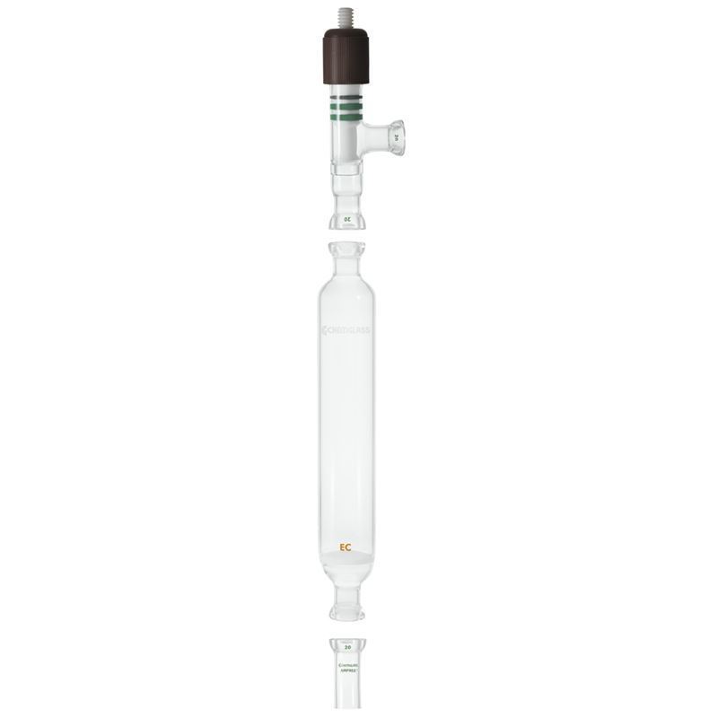 Drying towers, koh, for portable vacuum systems, Air free Schlenk