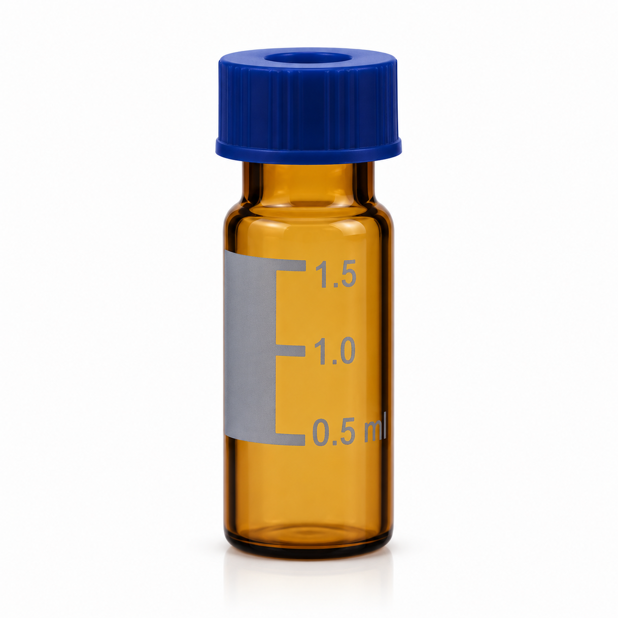 Amber Pre-Capped Screw Thread Glass Chromatography Vials
