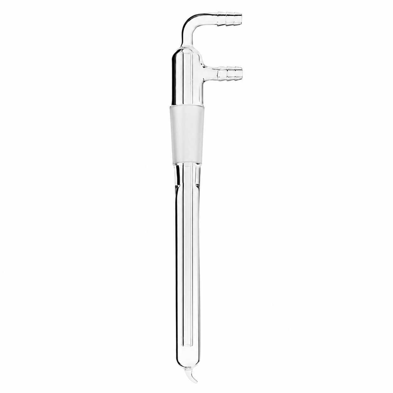 Condenser, Cold Finger, With Drip Tip, 24/40 joint, length below joint 220mm,10mm hose connection