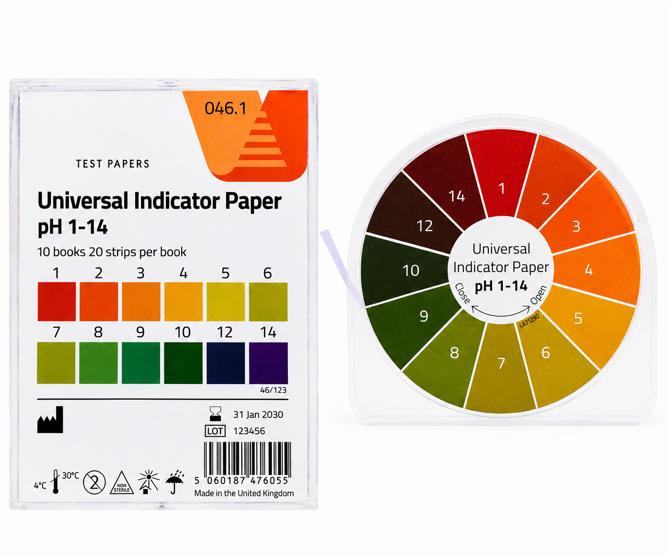 Rouleau de test pH - Gamme premium