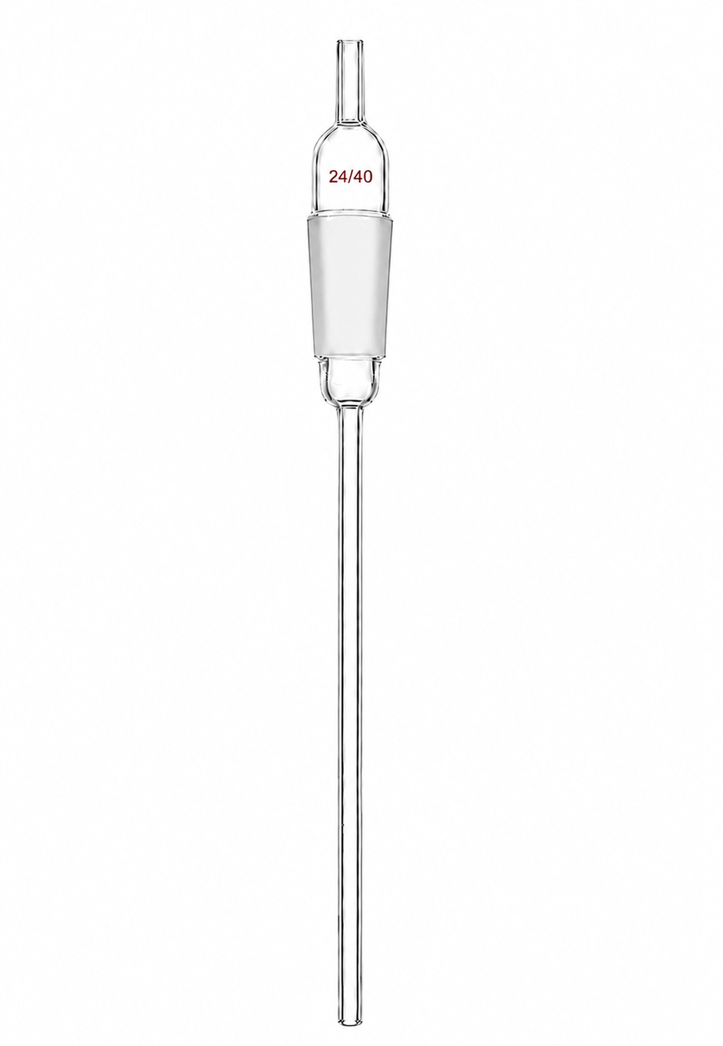 Adapter, Ground Joint, Reduced Diameter, Extended, Drip Tube