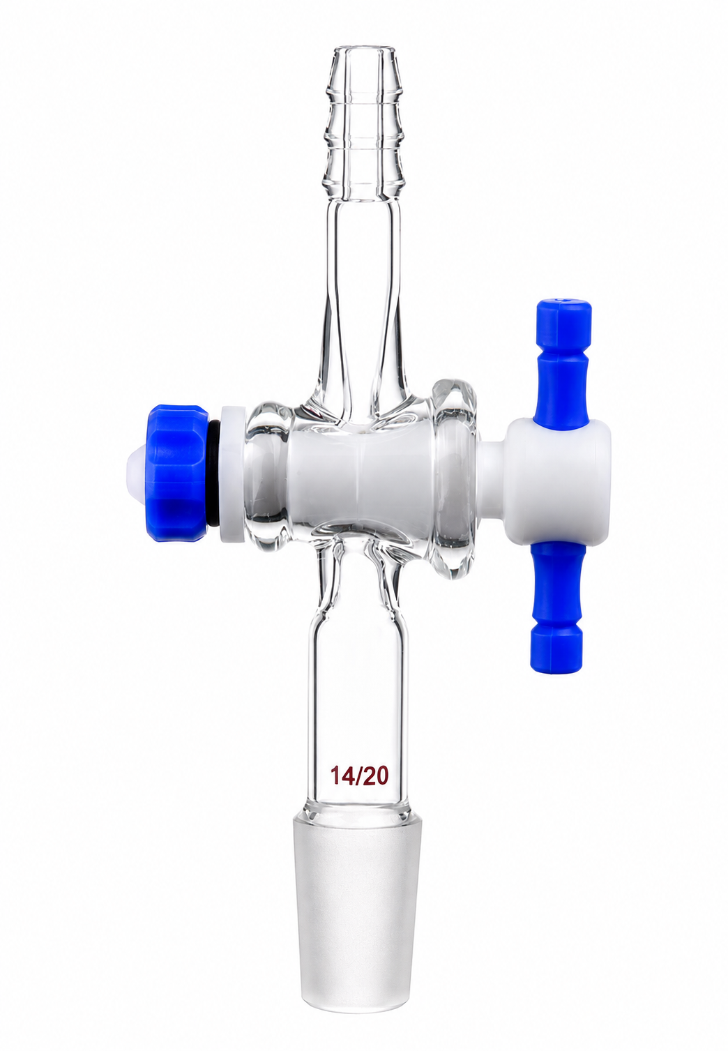 Adapter, Flow Control (Straight), PTFE Stopcock, Inner Joint (Cone Joint)