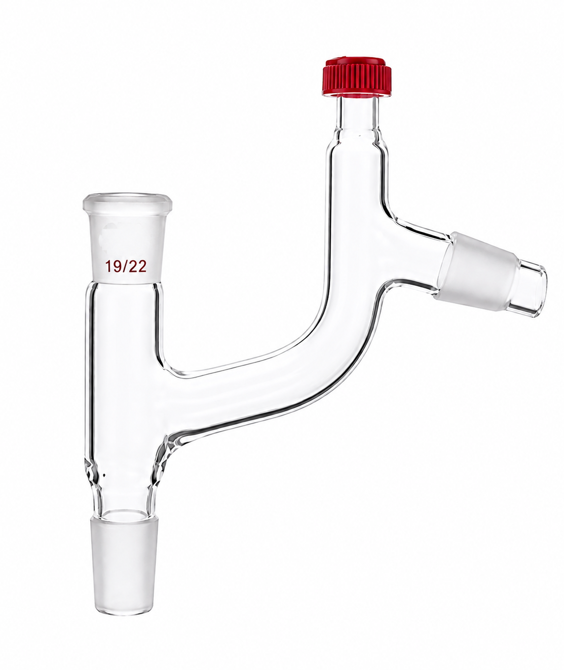 Adapter, Distillation, With Threaded Thermometer Port