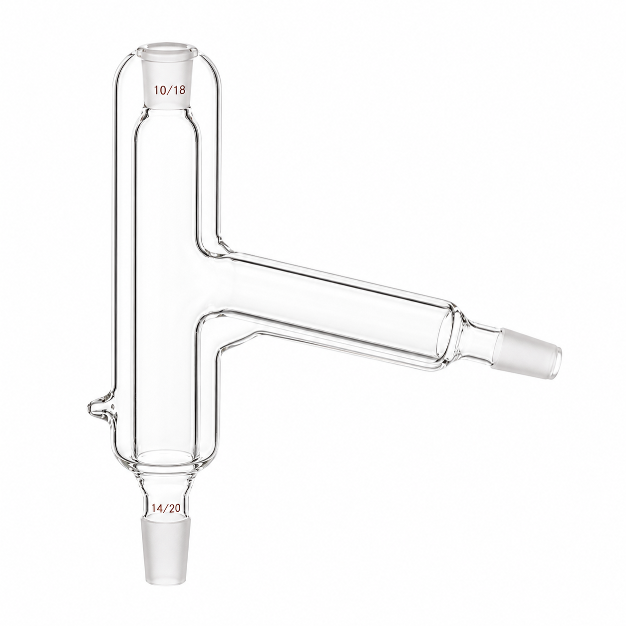 Adaptateur, tête de distillation, gainé