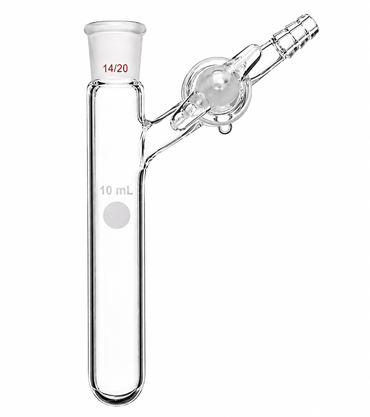 Flask, Reaction Tube, With Outer Joint