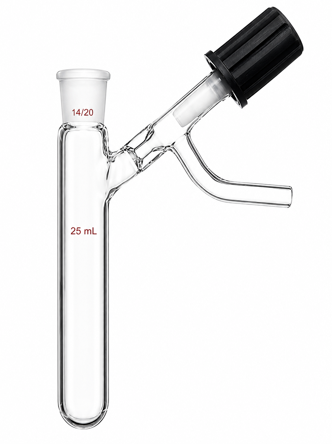 Flask, Reaction Tube, High Vacuum Valve