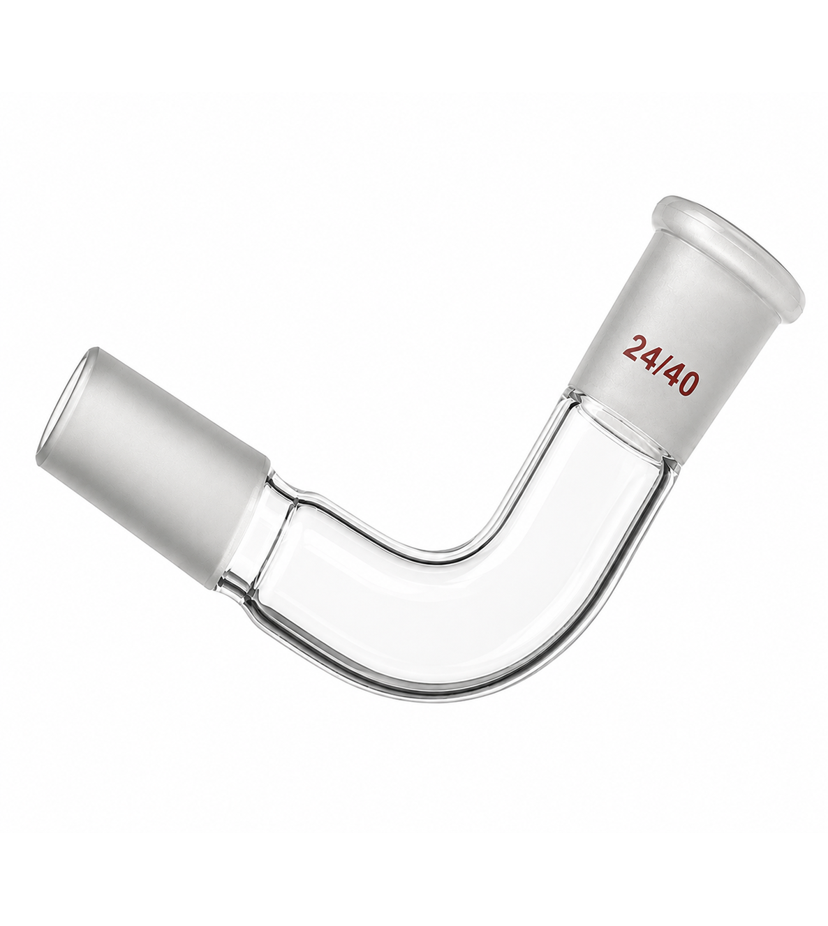 Adapter, Distillation, Bent 105°, 14/20 socket and 19/22 cone joint