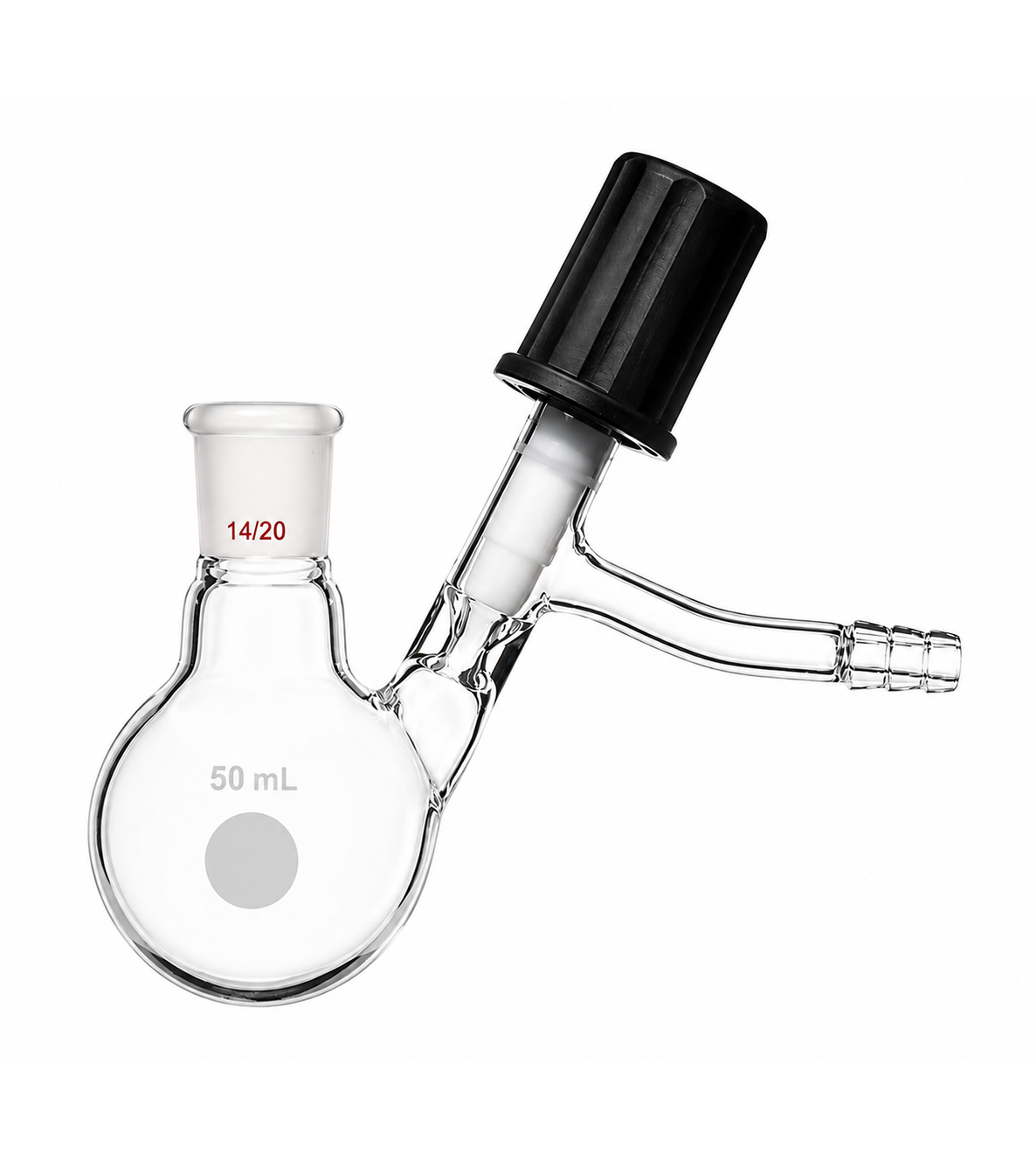 Flask, Reaction, High Vacuum Valve