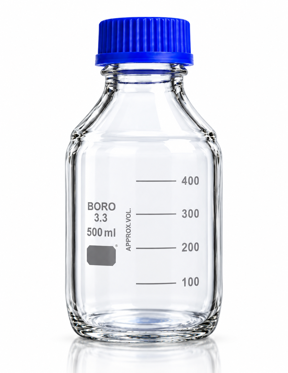 Glass Media/Storage Bottles, Clear