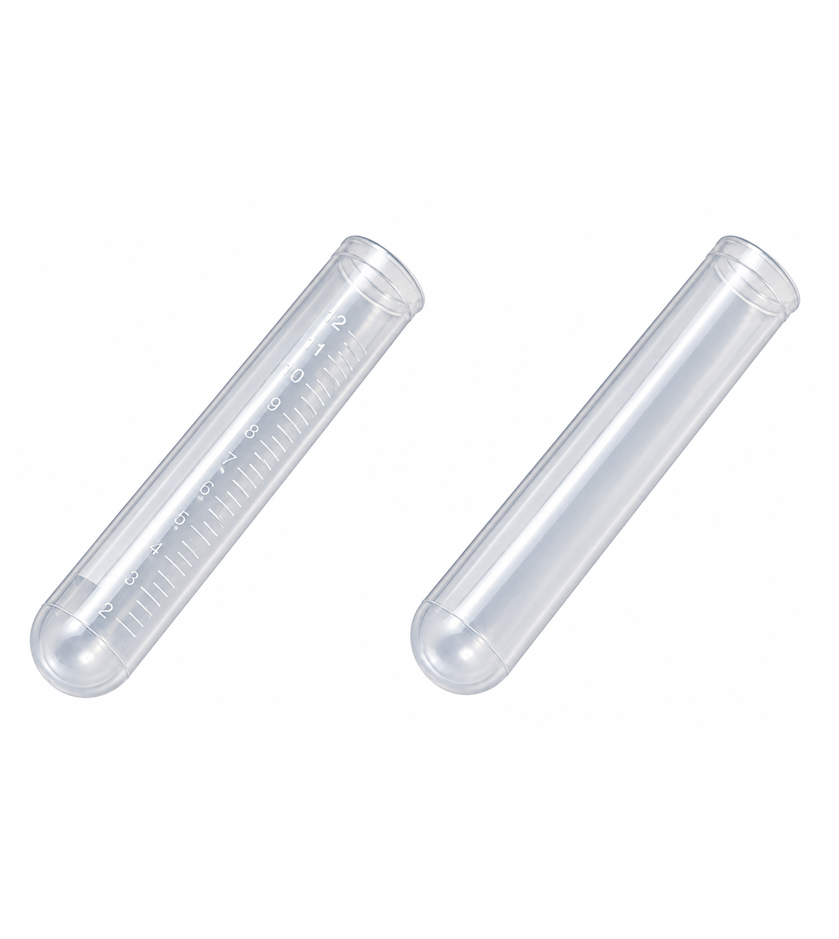 Tubes à essai en plastique