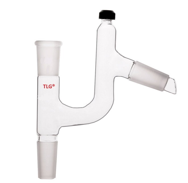 Adapter, Distillation, With Threaded Thermometer Port, 14/20 joint