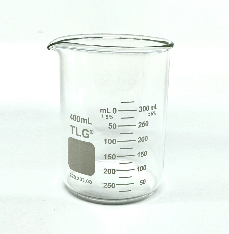 Heavy Duty, Low Form, Graduated Beaker, 400mL