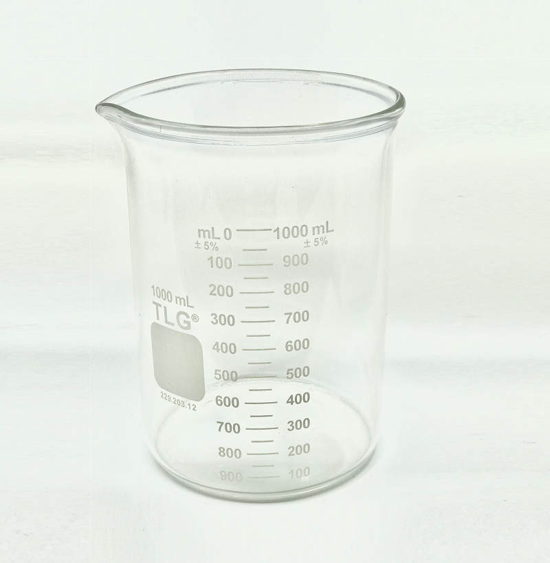 Heavy Duty, Low Form, Graduated Beaker, 1000mL