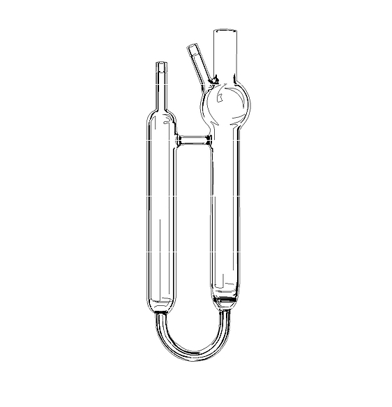 Chromatographie, échantillonneur de purge, fritté, capacité 25 ml