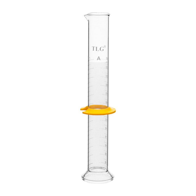 Cylinders, To Contain (TC) Class A, White Scale, With Double Metric Graduations, Bumper, Capacity 250mL, Graduation Interval 10 to 250, Tolerance ±0.65, As Per USP Standards