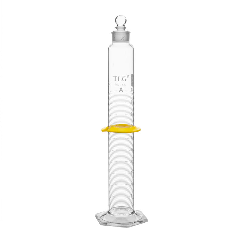 Cylinders, To Contain (TC) Class A, White Scale, Mixing, Single Metric Scale, Capacity 500mL, Tolerance ±1.10, Stopper #32
