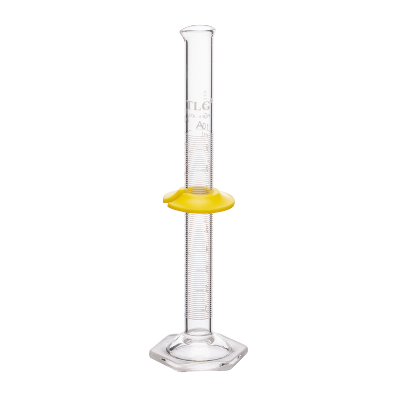 Cylinders, To Deliver (TD) Class A, White Scale, With Single Metric Graduations, Capacity 10mL, Graduation Interval 1 to 10, Tolerance ±0.09, As Per USP Standards