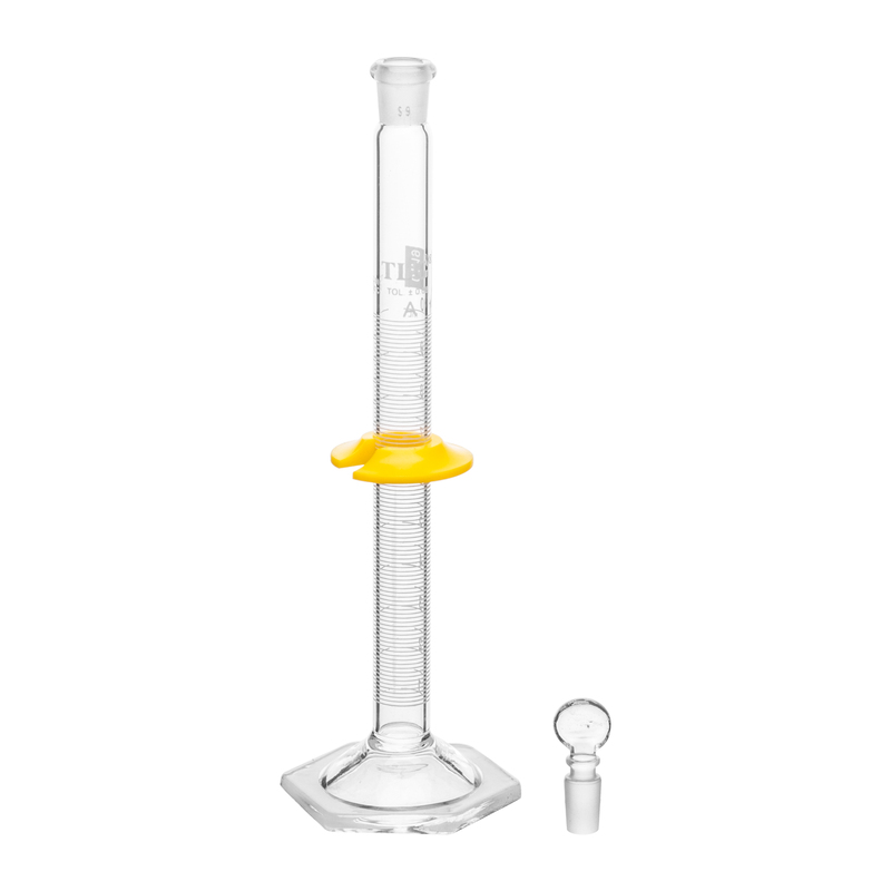 Cylinders, To Contain (TC) Class A, White Scale, Mixing, Single Metric Scale, Capacity 10mL, Tolerance ±0.08, Stopper #9