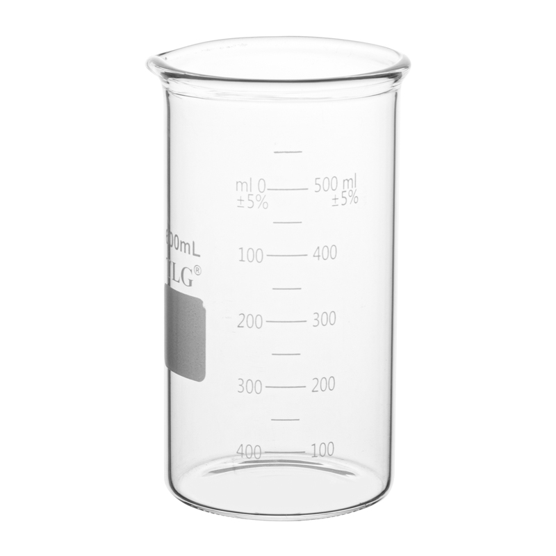 Beaker, Tall Form, with Spout, Graduated, 600 mL