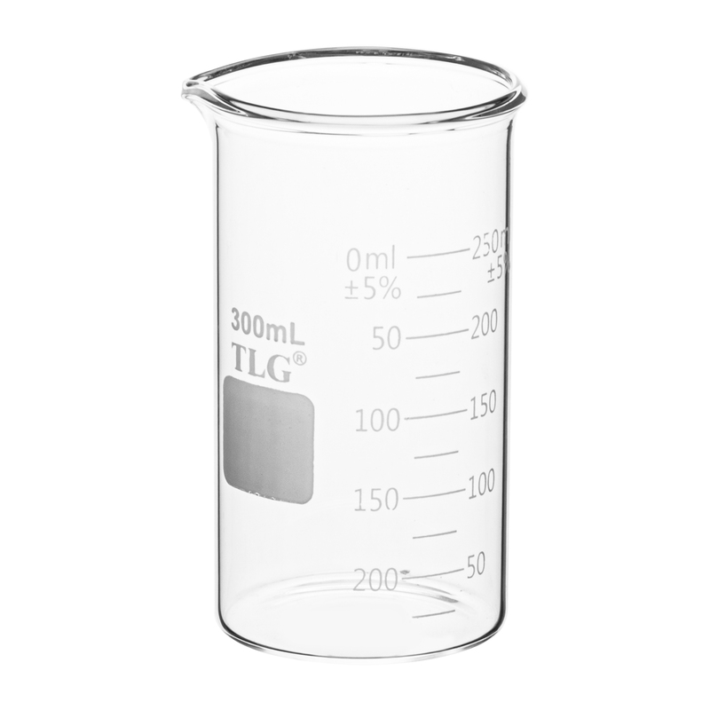 Beaker, Tall Form, with Spout, Graduated, 300 mL