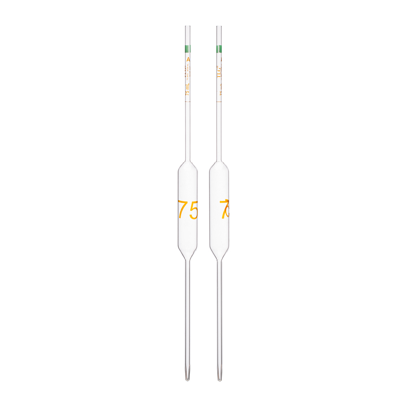Pipette volumétrique, avec une marque, précision selon la classe A, capacité (mL) 50, non sérialisée, tolérance ± 0,05 ml, selon les normes USP