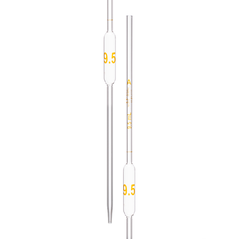 Pipette Volumetric, With One Mark, Capacity 9.5mL, As Per USP Standards