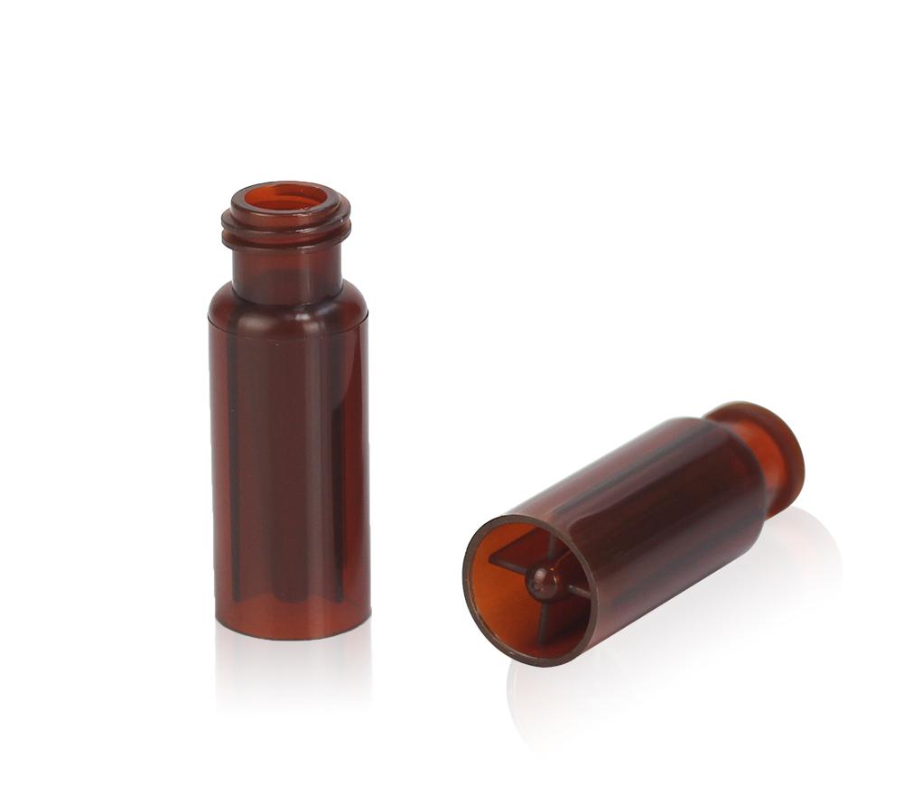 0.3mL 9-425 PP Screw Thread Micro-Vial Amber. 12x32mm.