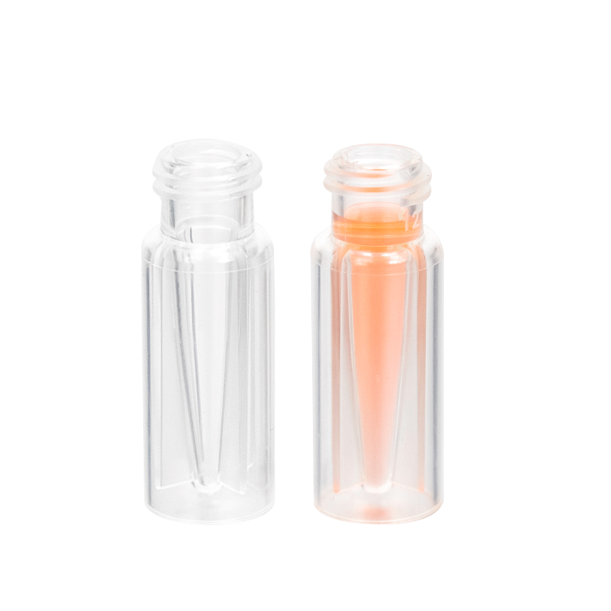 0.3mL TPX Short Thread Vial Micro-Vial Transparent. 12x32mm. 100pcs/pk.