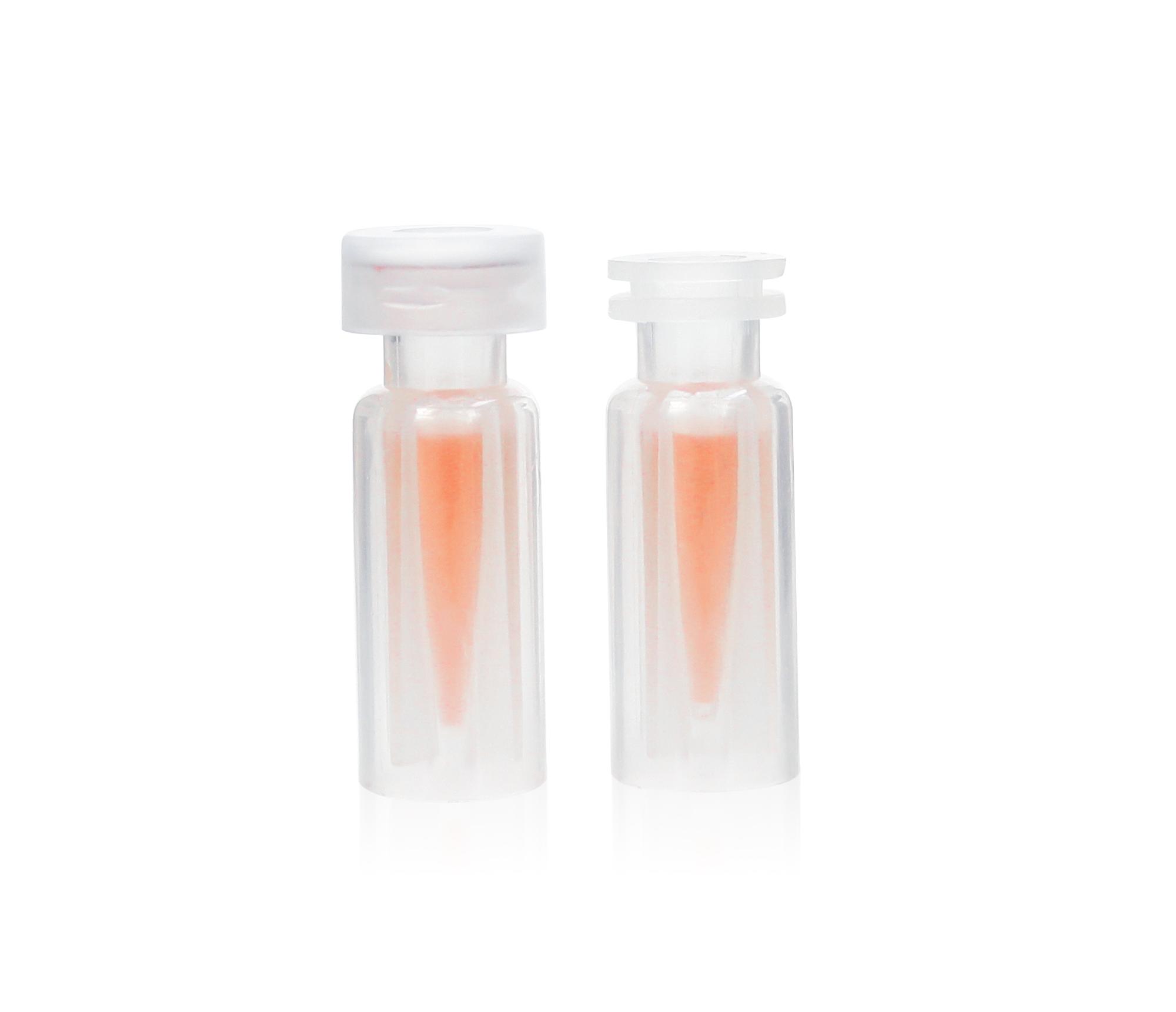 0.7mL 11mm PP Snap Top Micro-Vial Transparent. 12x32mm.100pcs/pk.