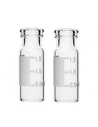 Standard Opening Snap Seal Silanized Vials,(ND11), 2mL, 12x32, Clear Glass, Flat Base with Spot