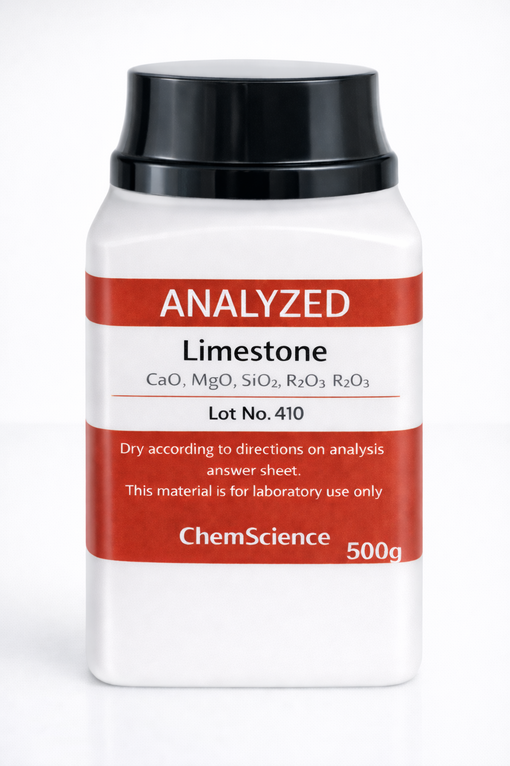 Limestone for CaO, MgO, SiO2, R2O3