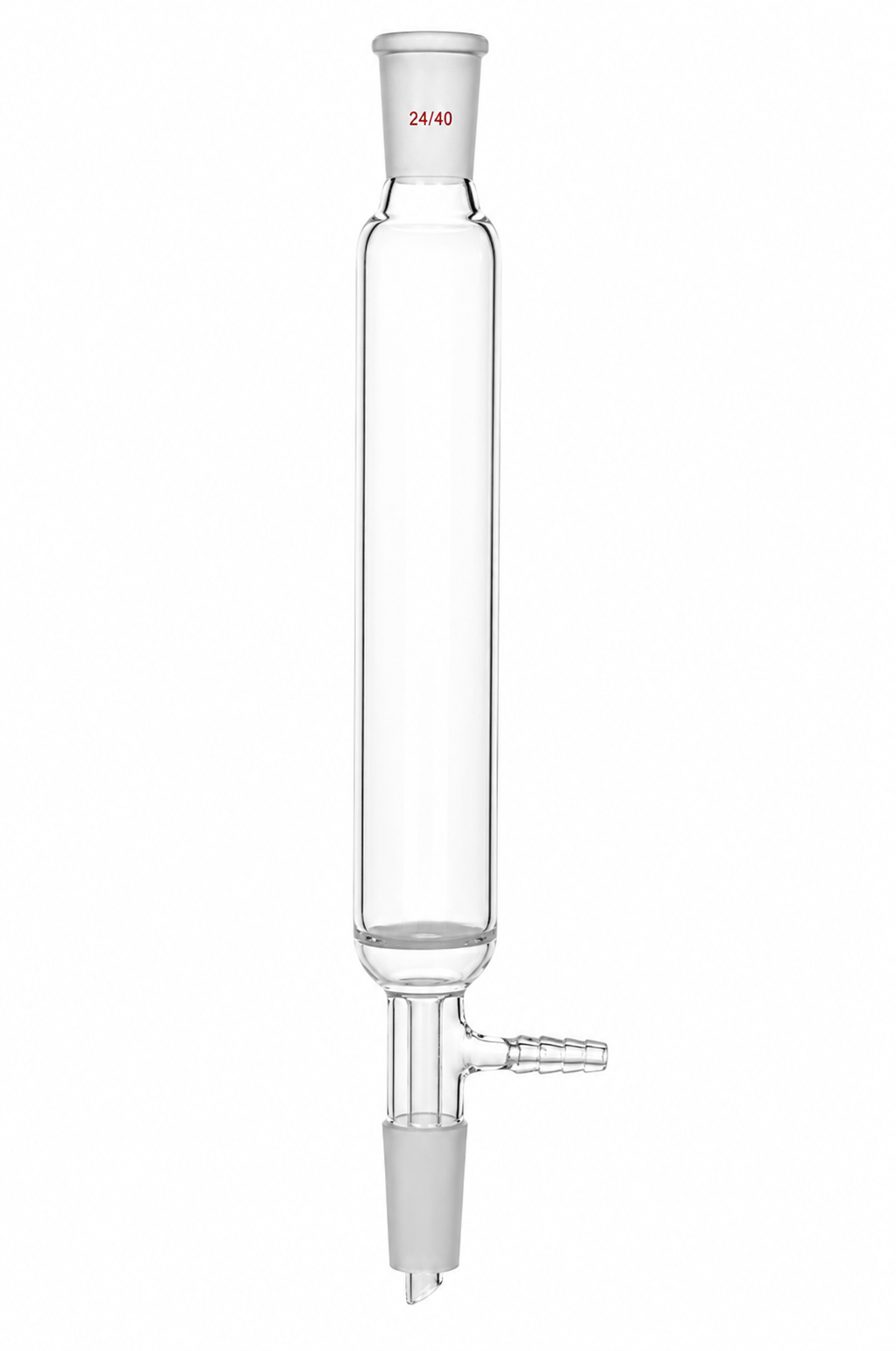 Chromatography Column, With top outer joint, Short column with lower 24/40 joint, With Column 90mm, Length 200mm, Medium Porosity